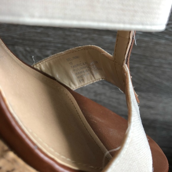 Steve Madden Selinah Strappy Cork Wedge Platform - Picture 8 of 8